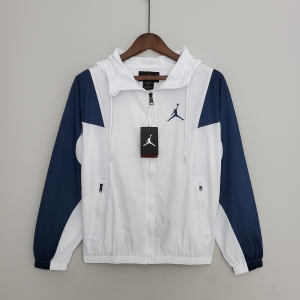 2022 Jordan Windbreaker White and Blue