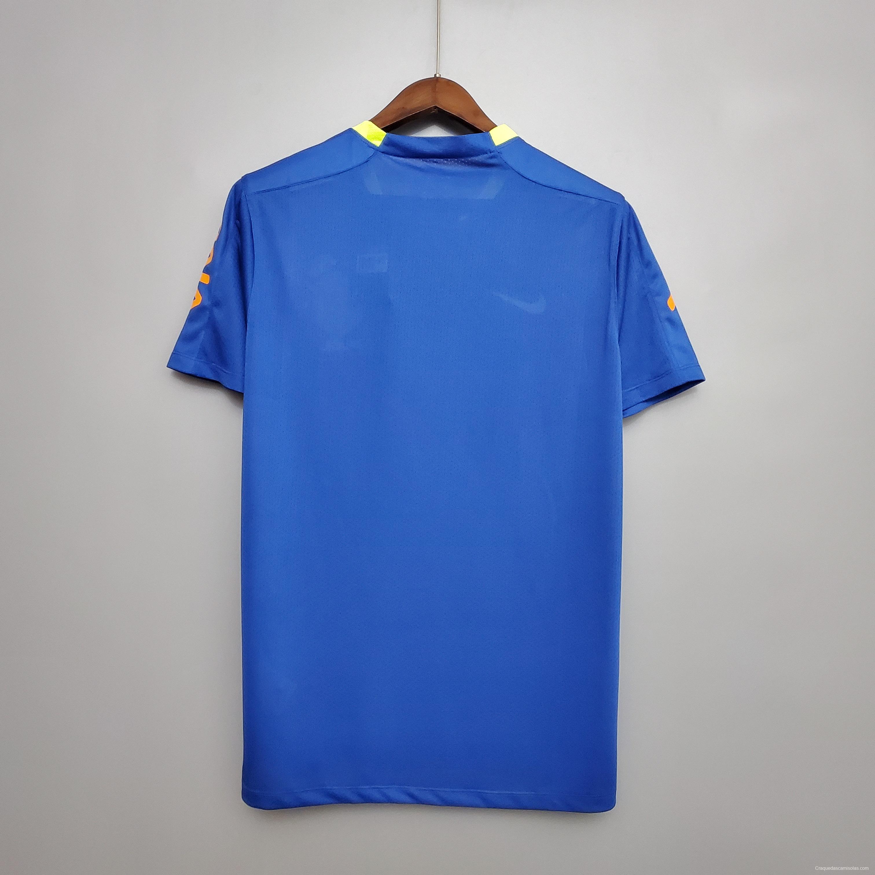 Brazil training suit blue Soccer Jersey