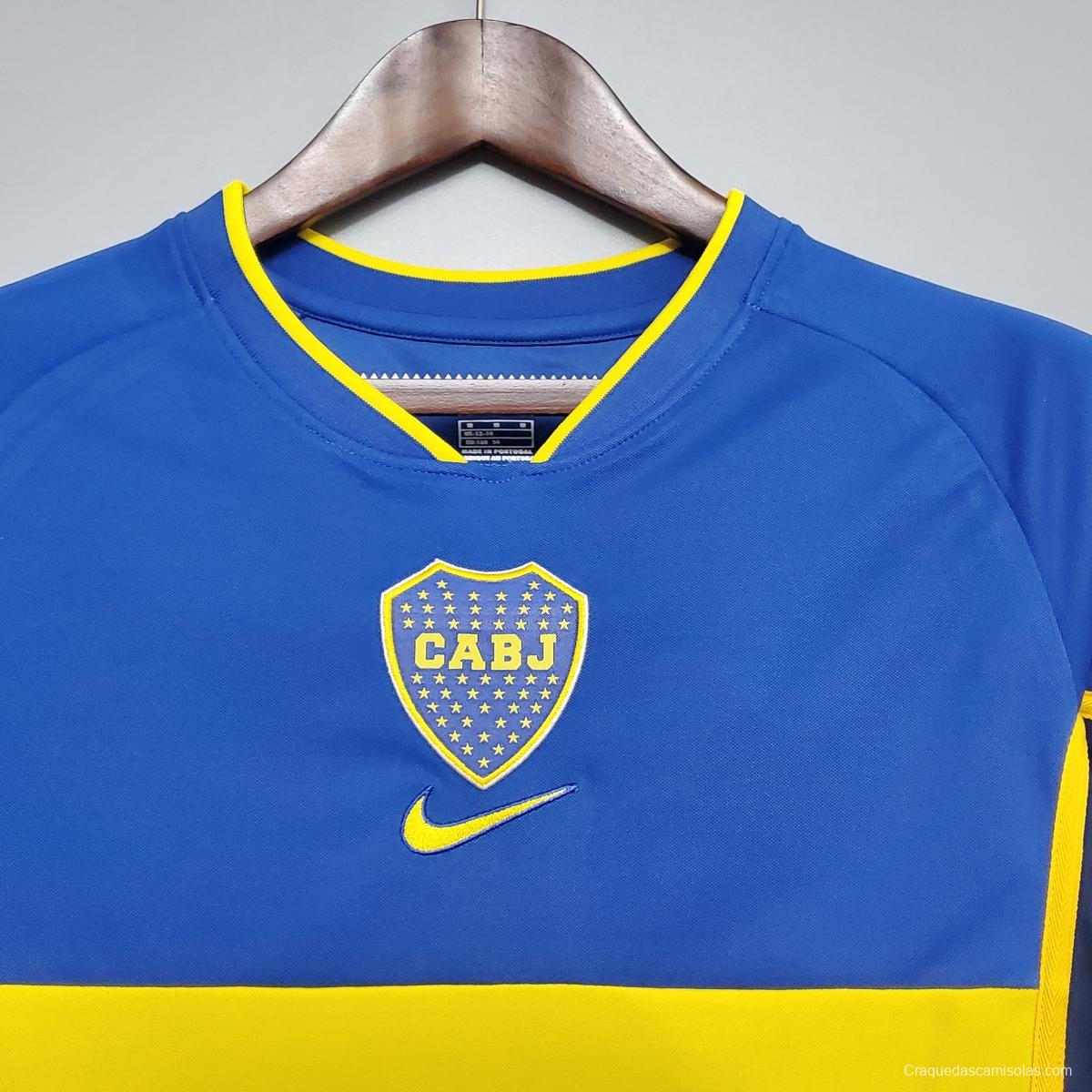 Retro 01/02 Boca Juniors Home Jersey