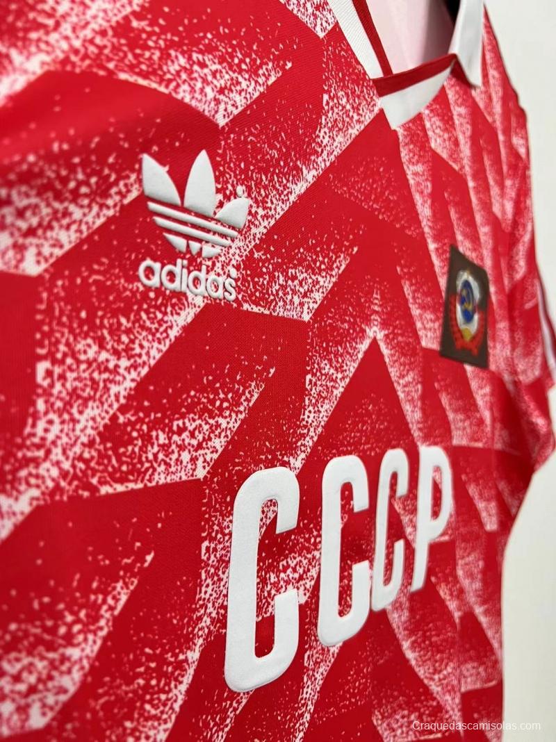 Retro 87/88 USSR Home Soccer Jersey