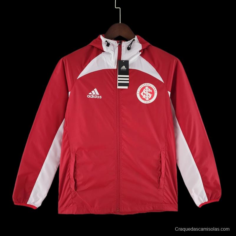 22/23 SC Internacional Windbreaker Red And White