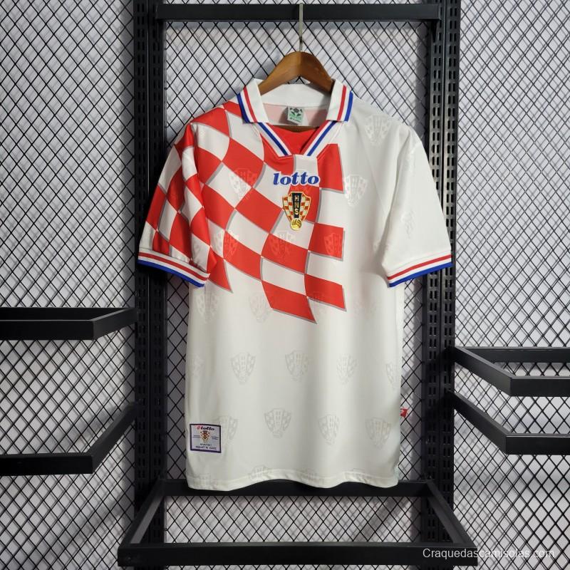 Retro 1998 Croatia Home Jersey