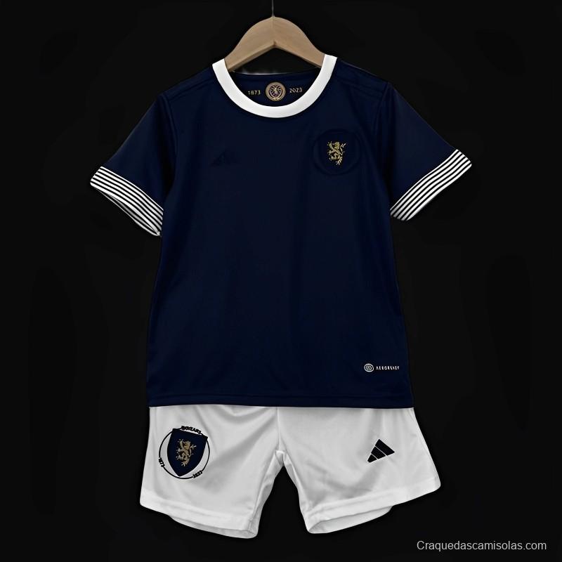 Kids 2023 Scotland 150th Aniversary Navy Jersey