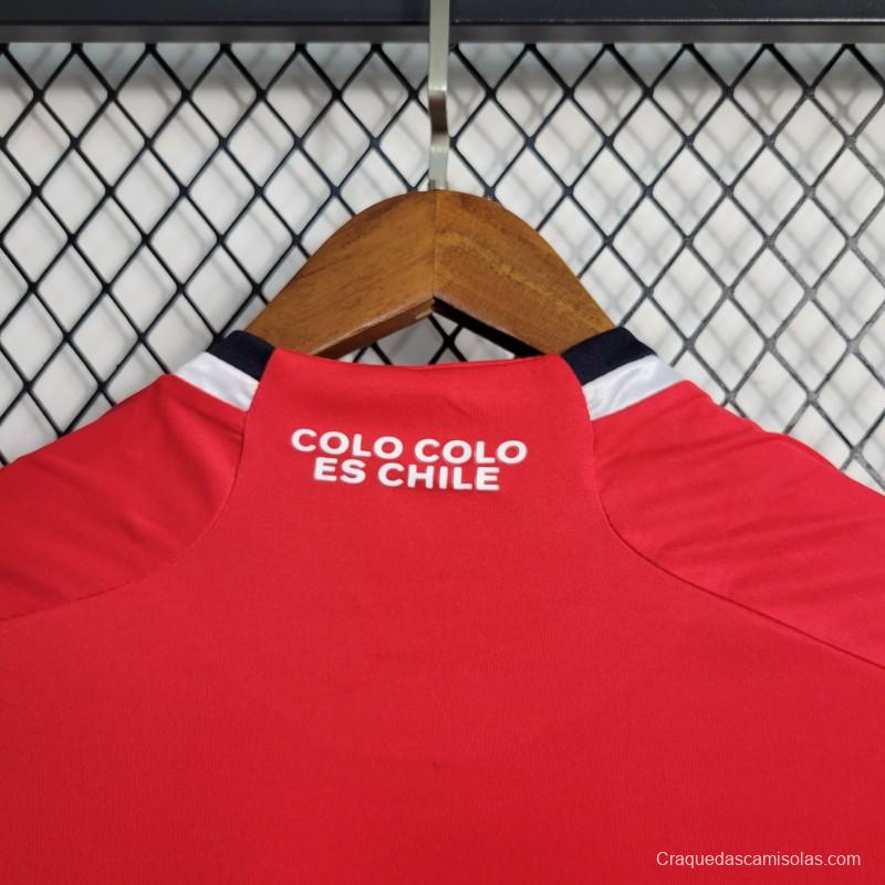 23-24 COLO COLO AWAY Red Jersey