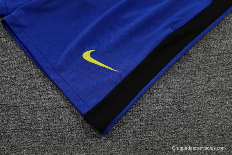 23/24 Inter Milan Blue Vest Jeresy+Shorts