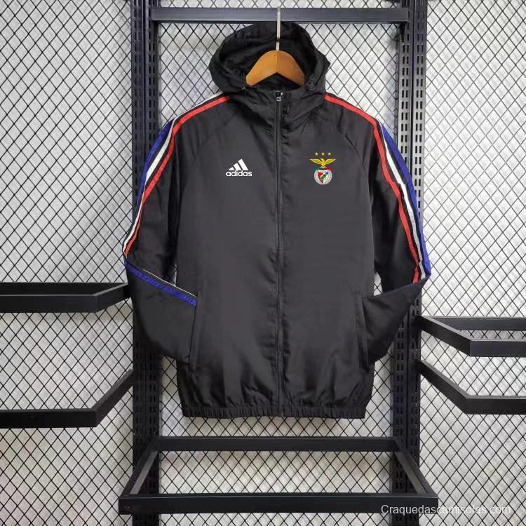 24/25 Benfica Black Windbreaker