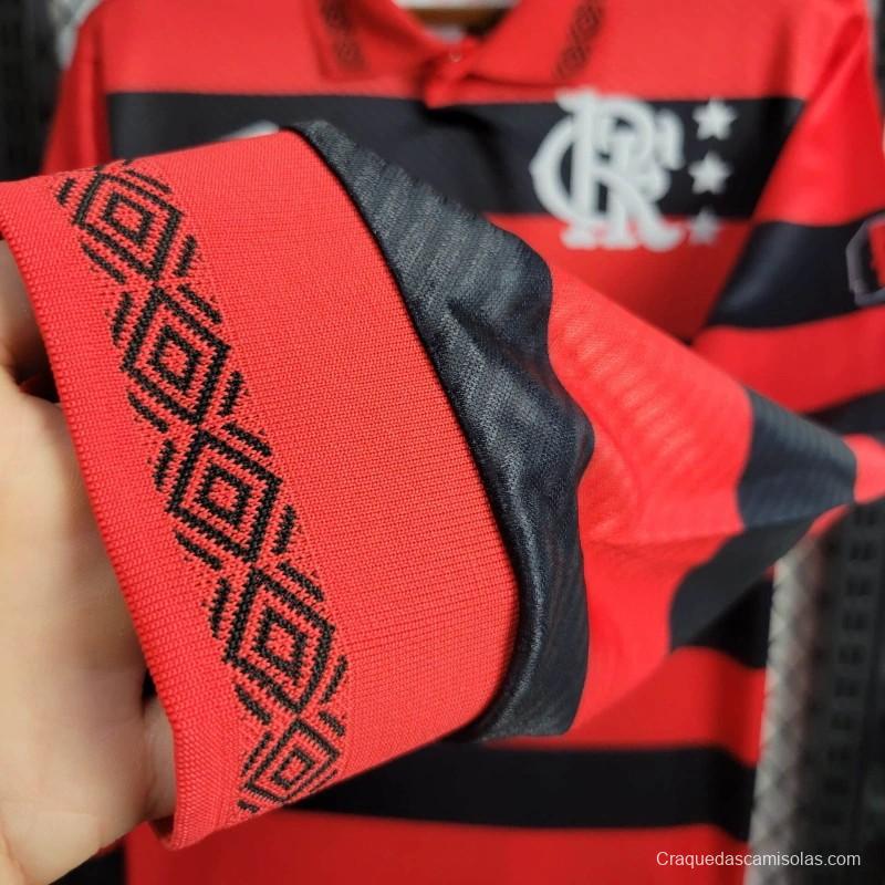 Retro 94/95 Flamengo Home Long Sleeve Jersey