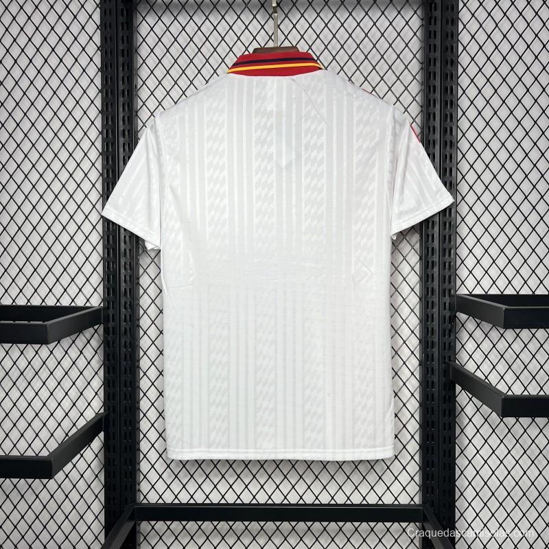 Retro 1994 Spain Away White Jersey