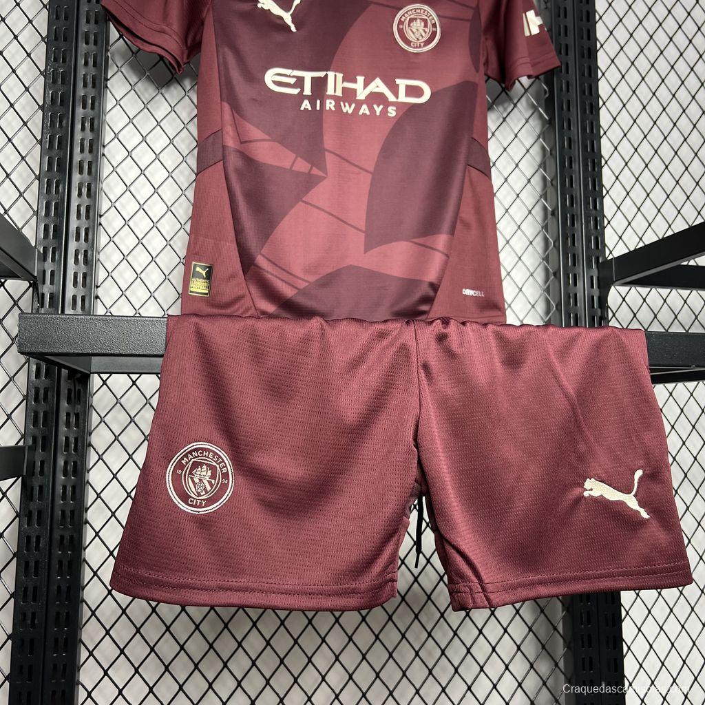 24/25 Kids Manchester City Third Jersey