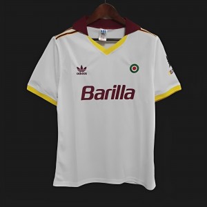 Retro 91/92 Roma Away White Jersey