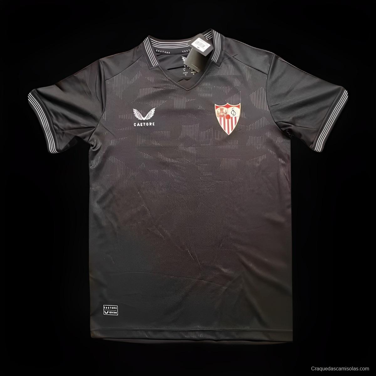 23/24 Sevilla Black Goalkeeper Jersey