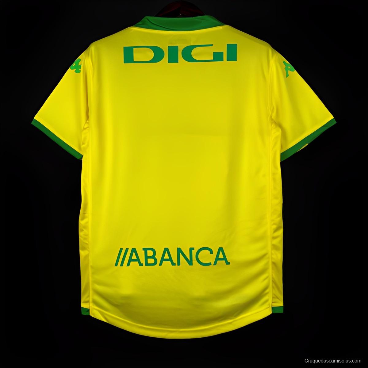 23/24 Deportivo La Coruna Away Yellow Jersey